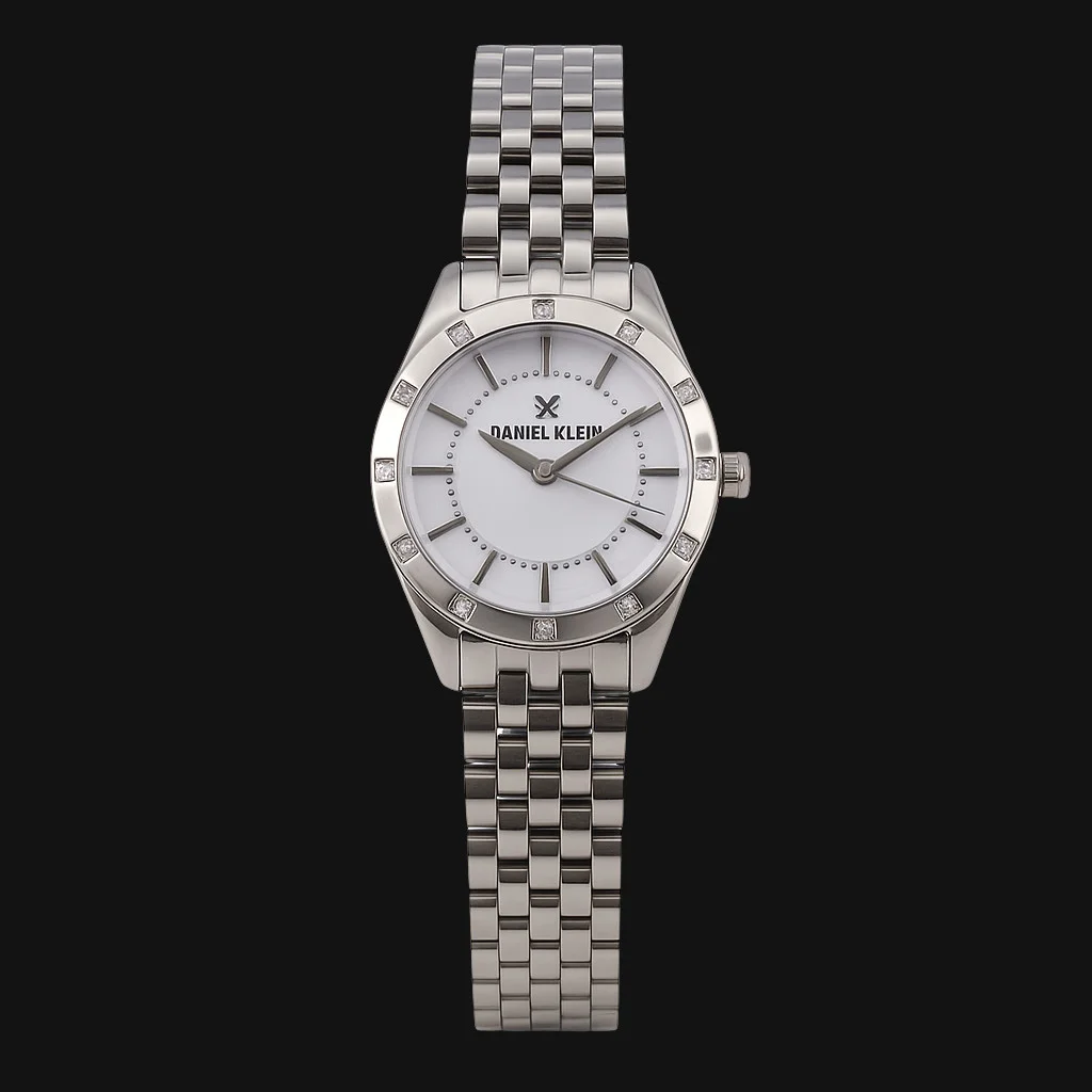 ساعت عقربه ای زنانه کوارتز دنیل کلین مدل 1-1.13706 L رنگ نقر