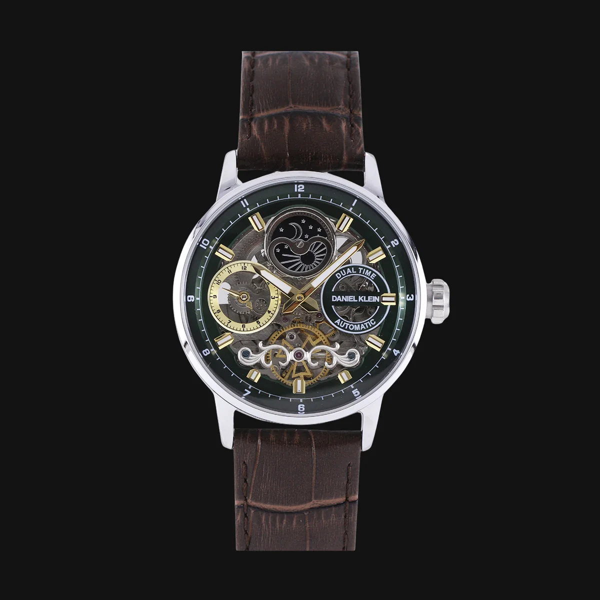 مد و پوشاک اتوماتیک دنیل کلین مدل 3-1.14013 رنگ نقره‌ای