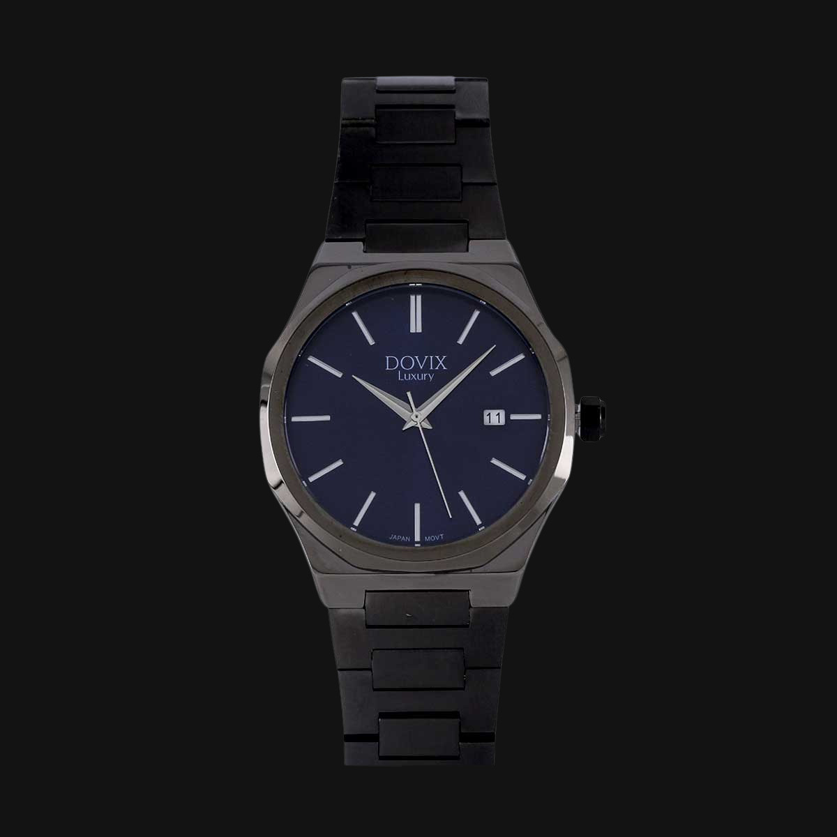 ساعت عقربه ای مردانه داویکس مدل 241016G بند گان صفحه سرمه‌ای