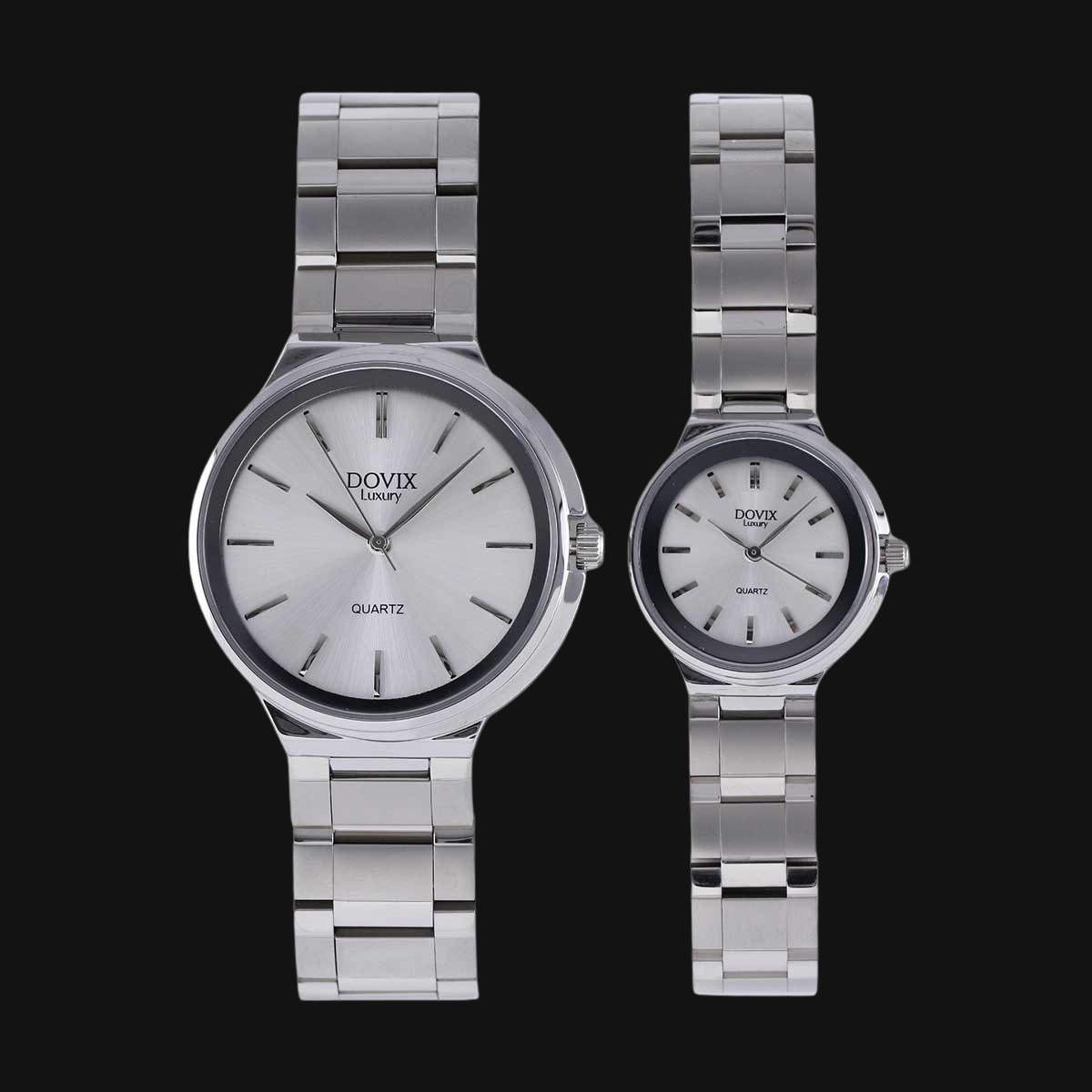 ساعت ست داویکس صفحه نقره‌ای 24039L و 24039M