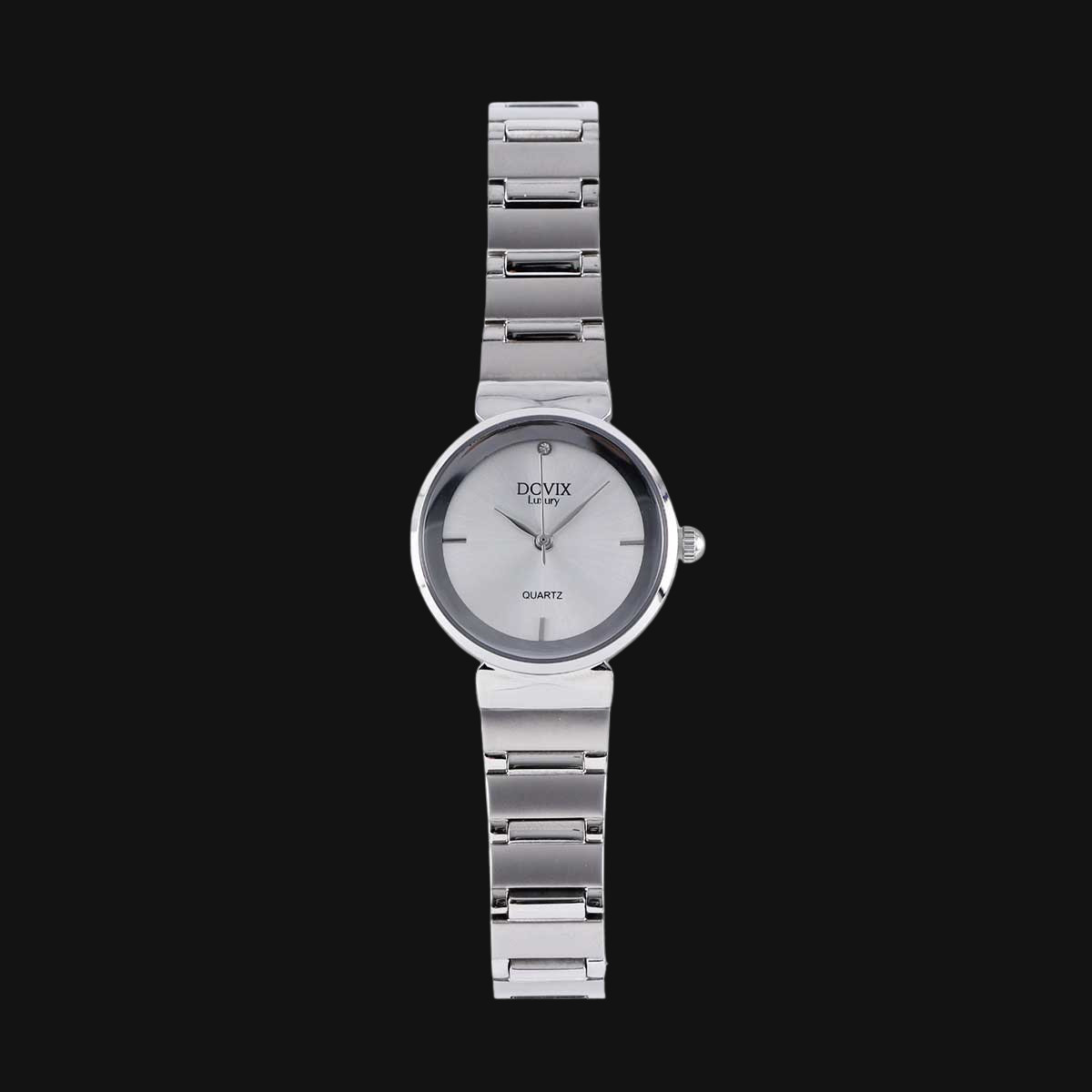 ساعت عقربه ای زنانه داویکس مدل 24036L سفید نقره‌ای