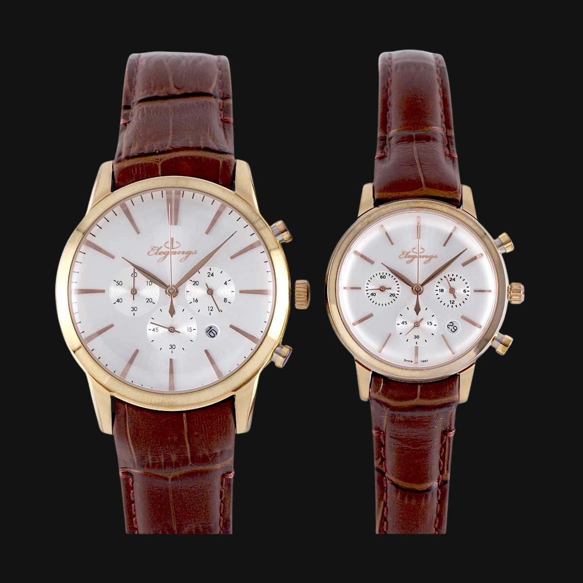 ساعت ست الگنگس SC8142-103 رزگلد