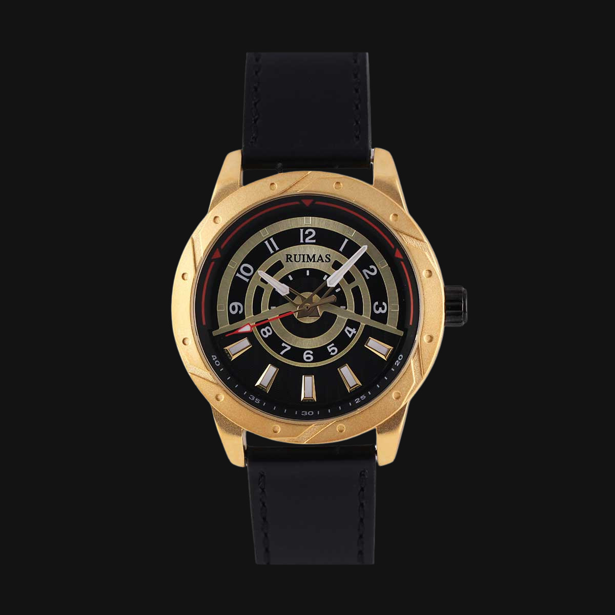 ساعت عقربه ای مردانه کوارتز رویماس مدل RM594G-BK-1N2 رنگ طلا