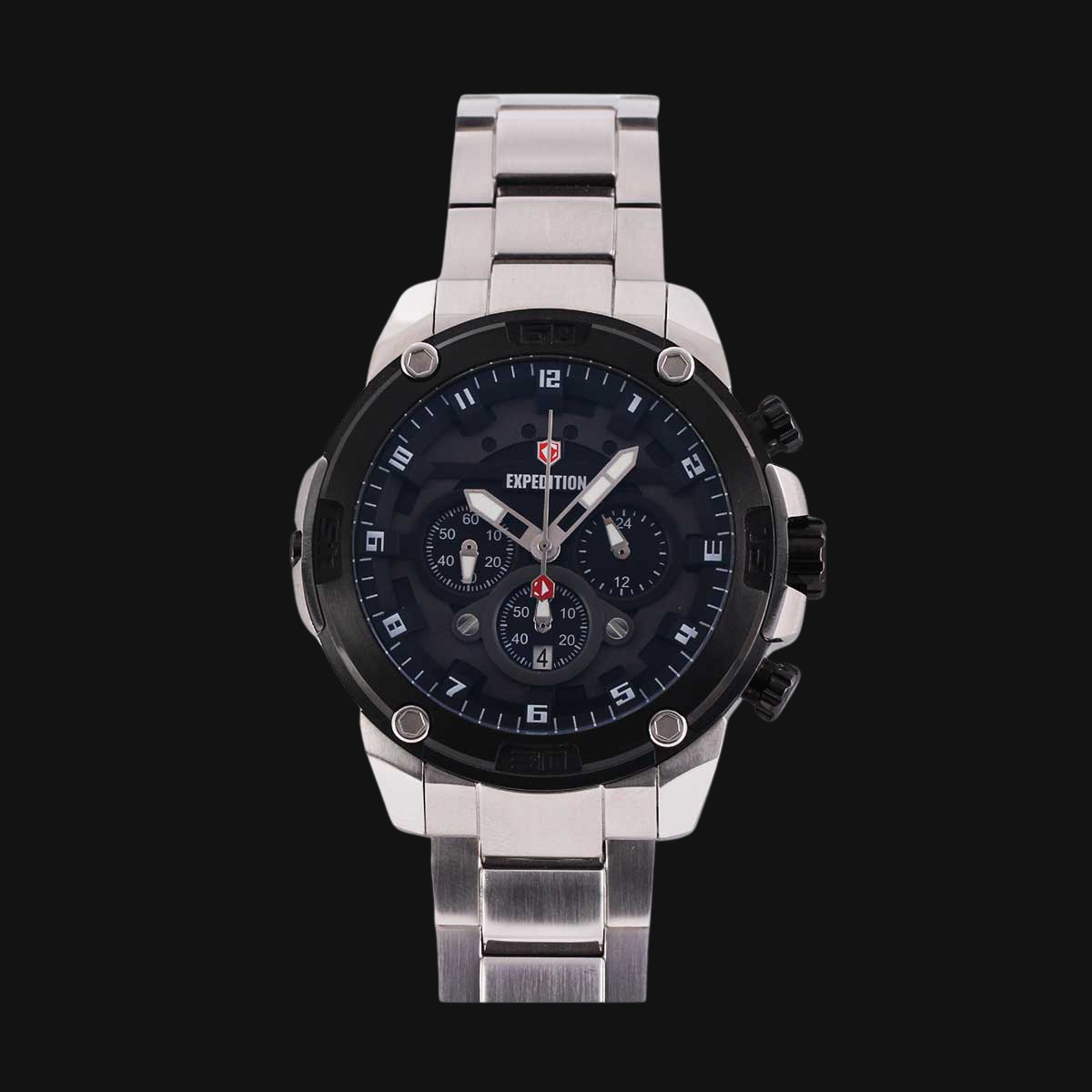 ساعت عقربه ای مردانه کوارتز اکسپدیشن مدل E6787M رنگ نقره ایی