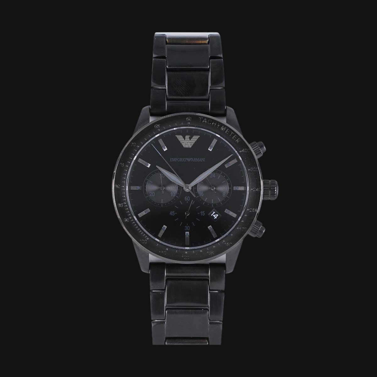 ساعت لوکس مردانه امپریو آرمانی مدل AR11242 مشکی