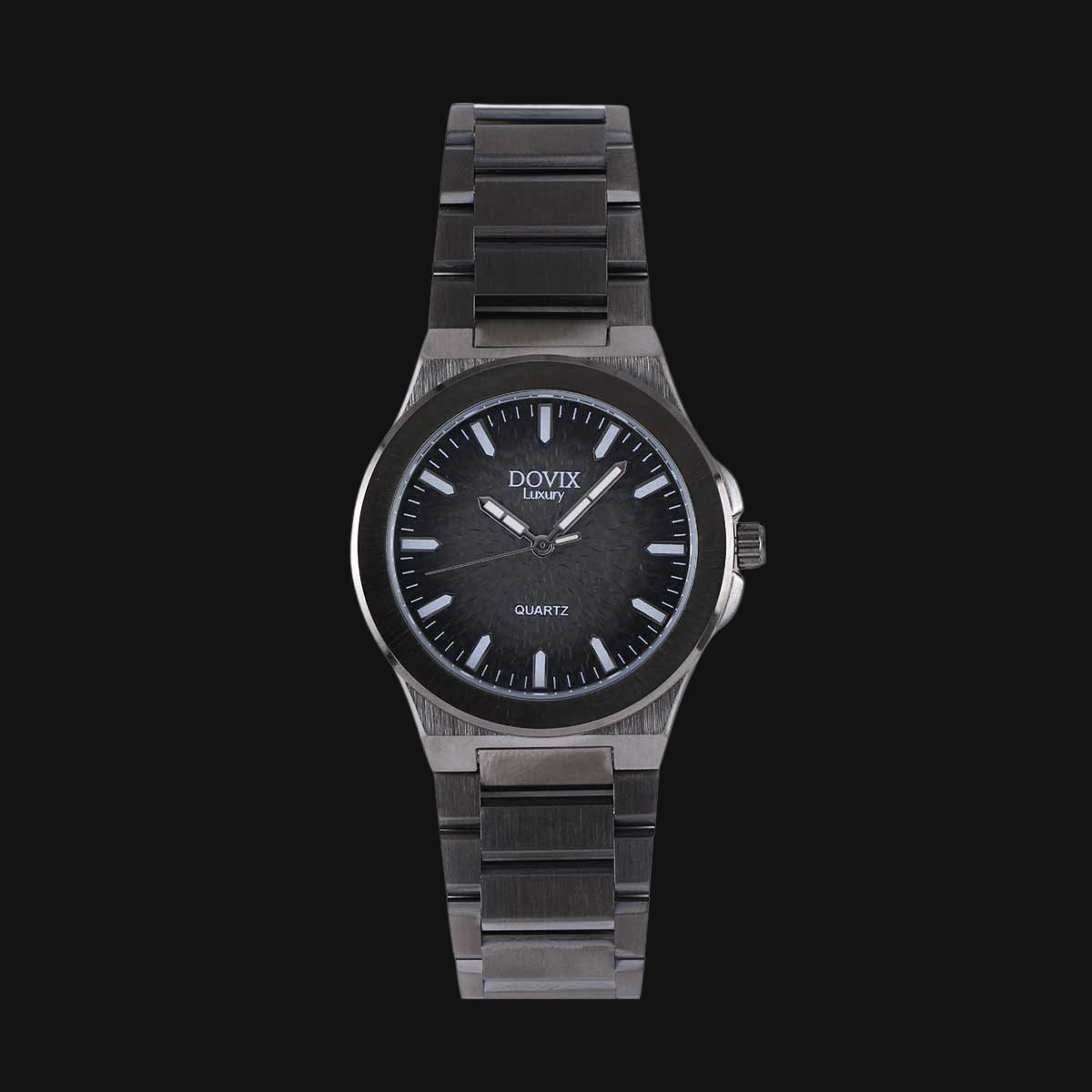 ساعت عقربه ای مردانه داویکس مدل 241040M صفحه مشکی طوسی