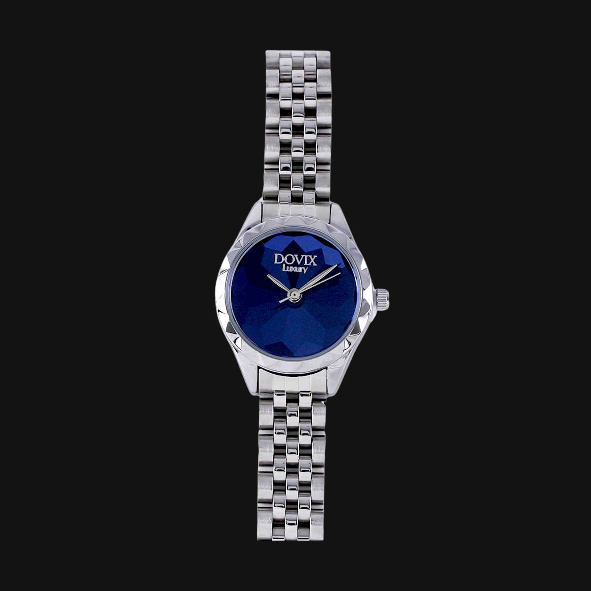 ساعت عقربه ای زنانه داویکس مدل 241011L نقره‌ای سرمه‌ای