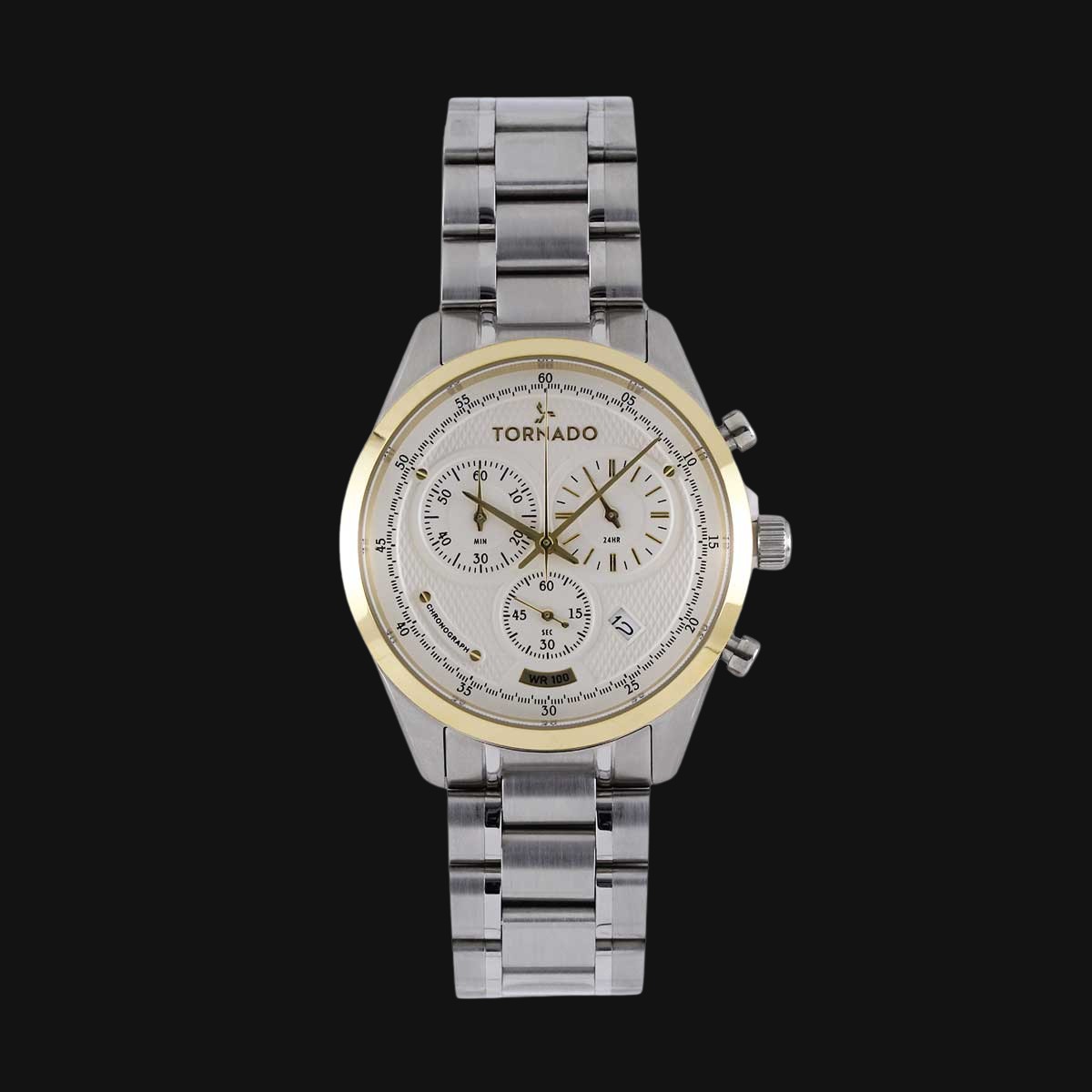 ساعت مچی مردانه عقربه ای تورنادو مدل T20103B-SBSWG سفید صدفی