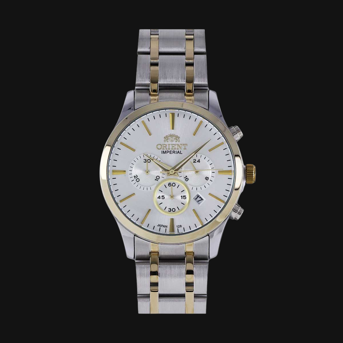 ساعت عقربه ای مردانه اورینت مدل O-SH128G نقره ایی طلایی