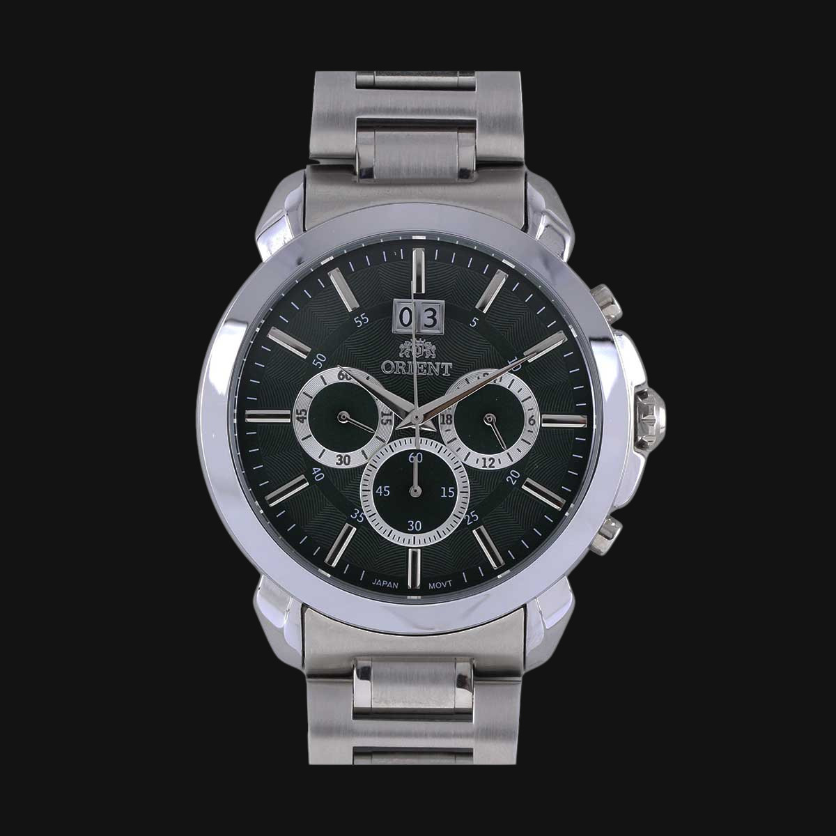 ساعت عقربه ای مردانه اورینت مدل 1068G نقره‌ای
