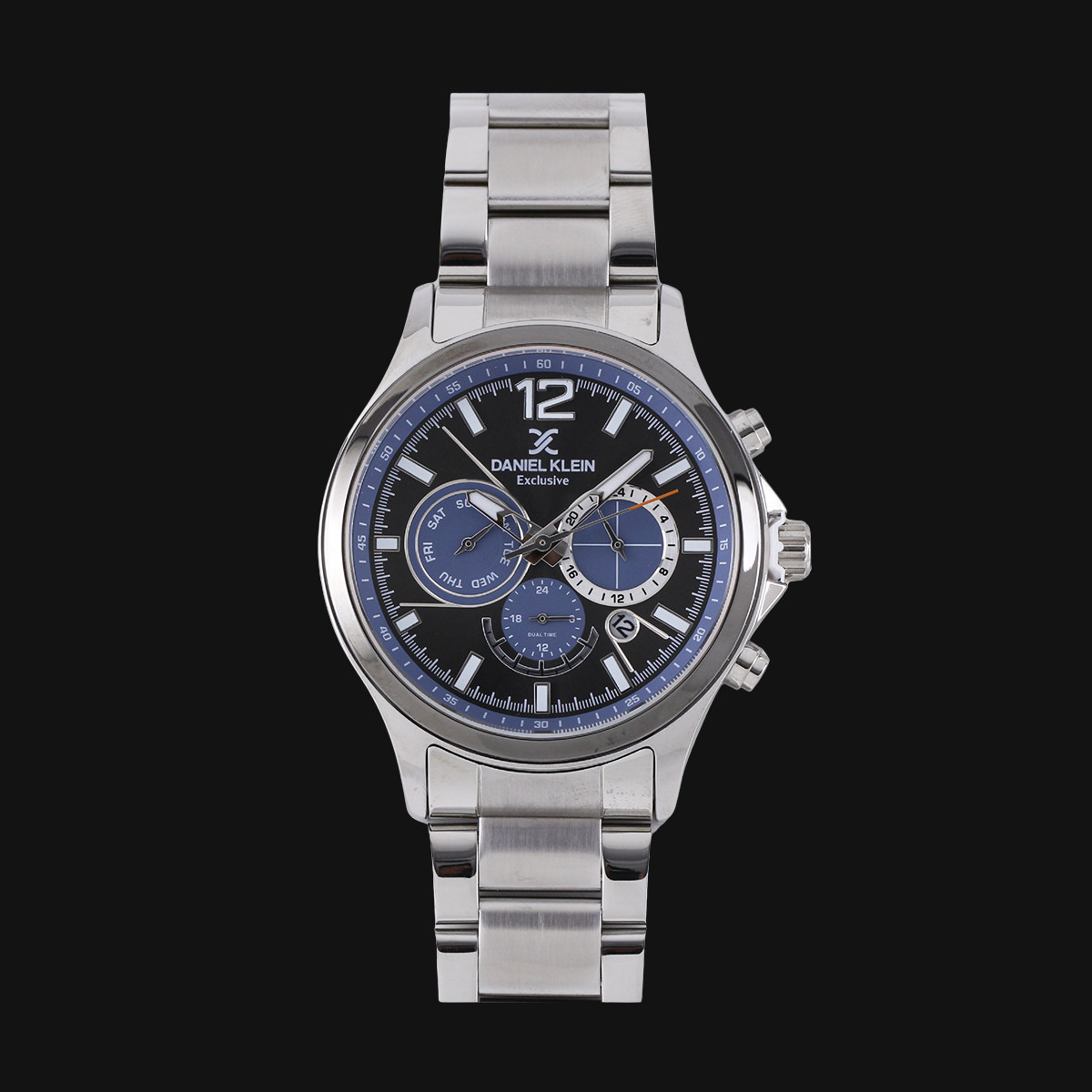 ساعت عقربه ای مردانه کوارتز دنیل کلین مدل 3-1.13363 رنگ نقره