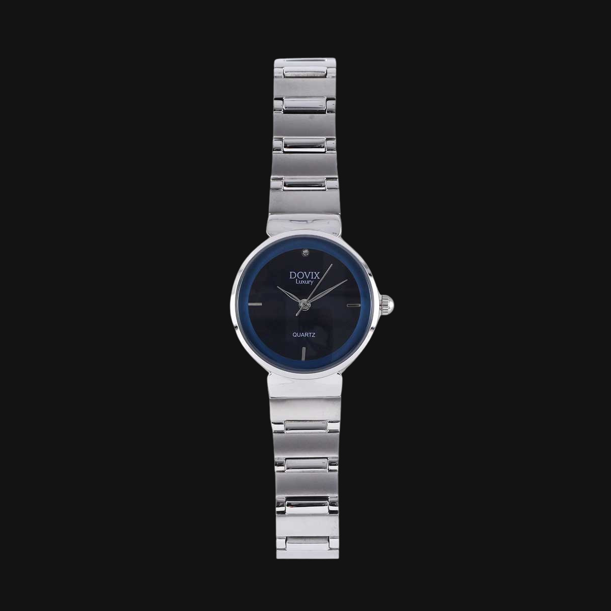 ساعت عقربه ای زنانه داویکس مدل 24036L مشکی و آبی