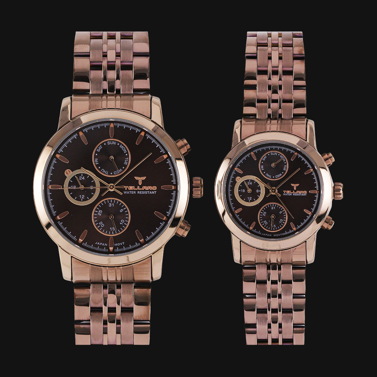 ساعت ست عقربه ای زنانه و مردانه تلارو T3072G و T3072L