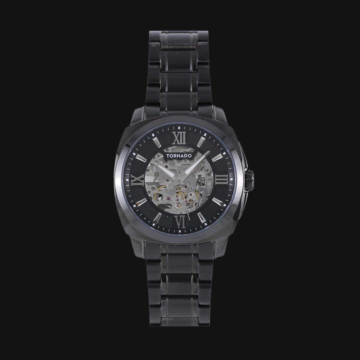 ساعت مچی مردانه عقربه ای تورنادو مدل T7316-BBBBW مشکی