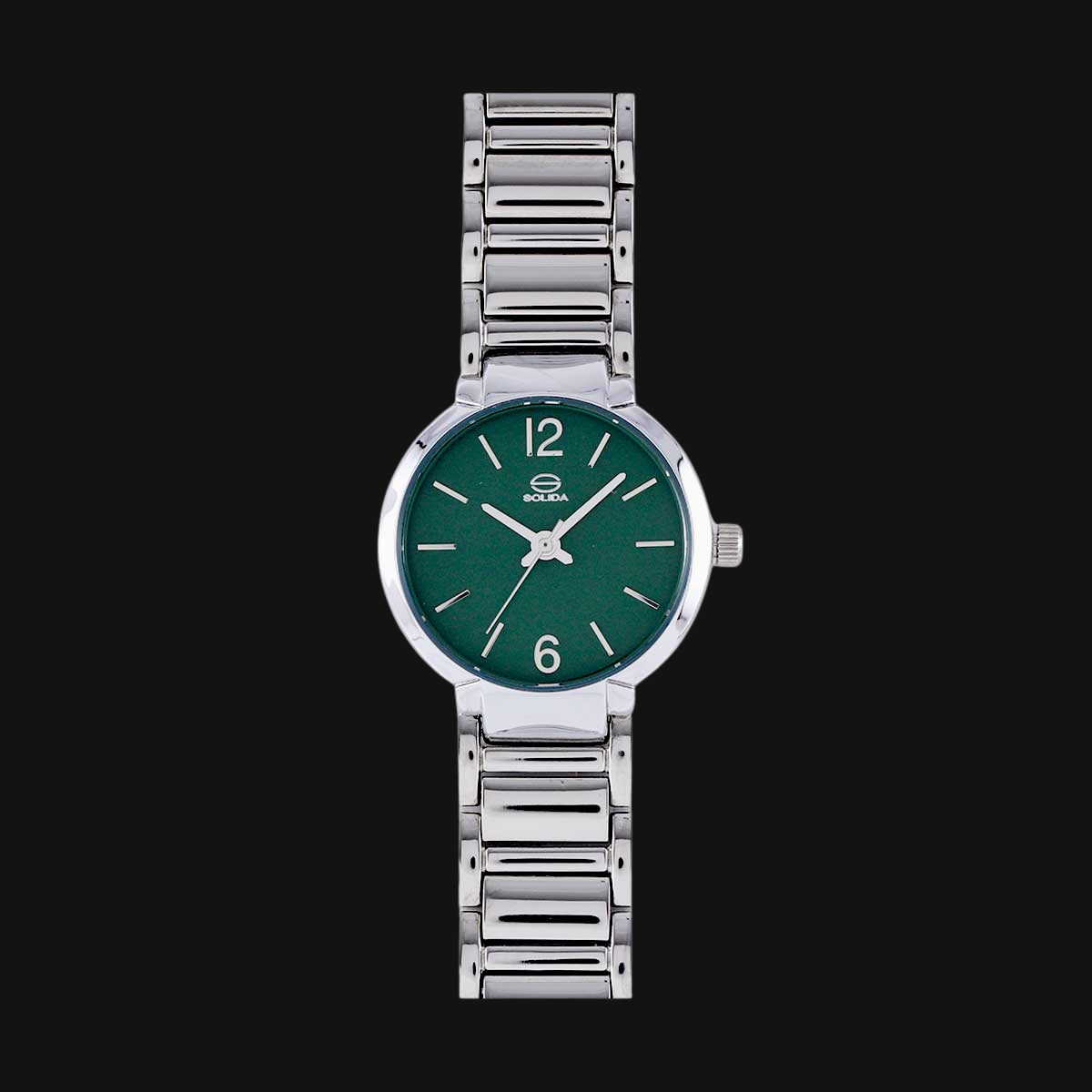 ساعت عقربه ای زنانه سولیدا مدل S4126L نقره‌ای