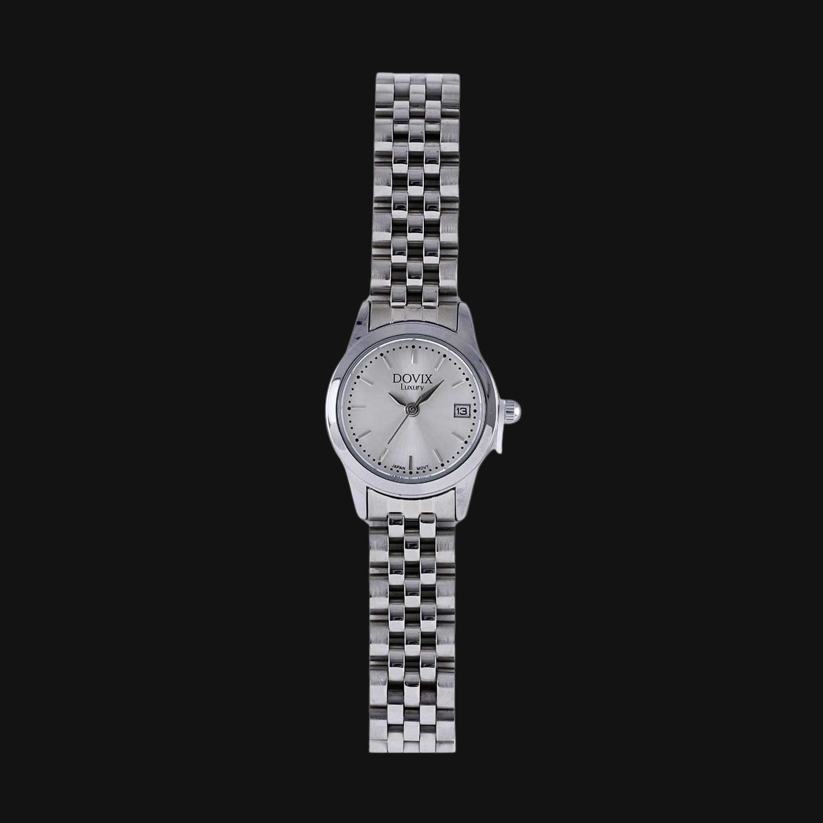 ساعت عقربه ای زنانه داویکس مدل 241014L سفید نقره‌ای