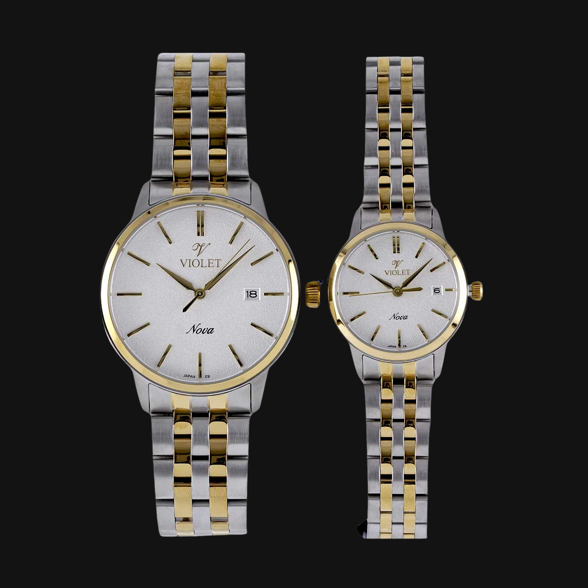 ساعت مچی ست ویولت نوا B32752G/818 و B32752L/818