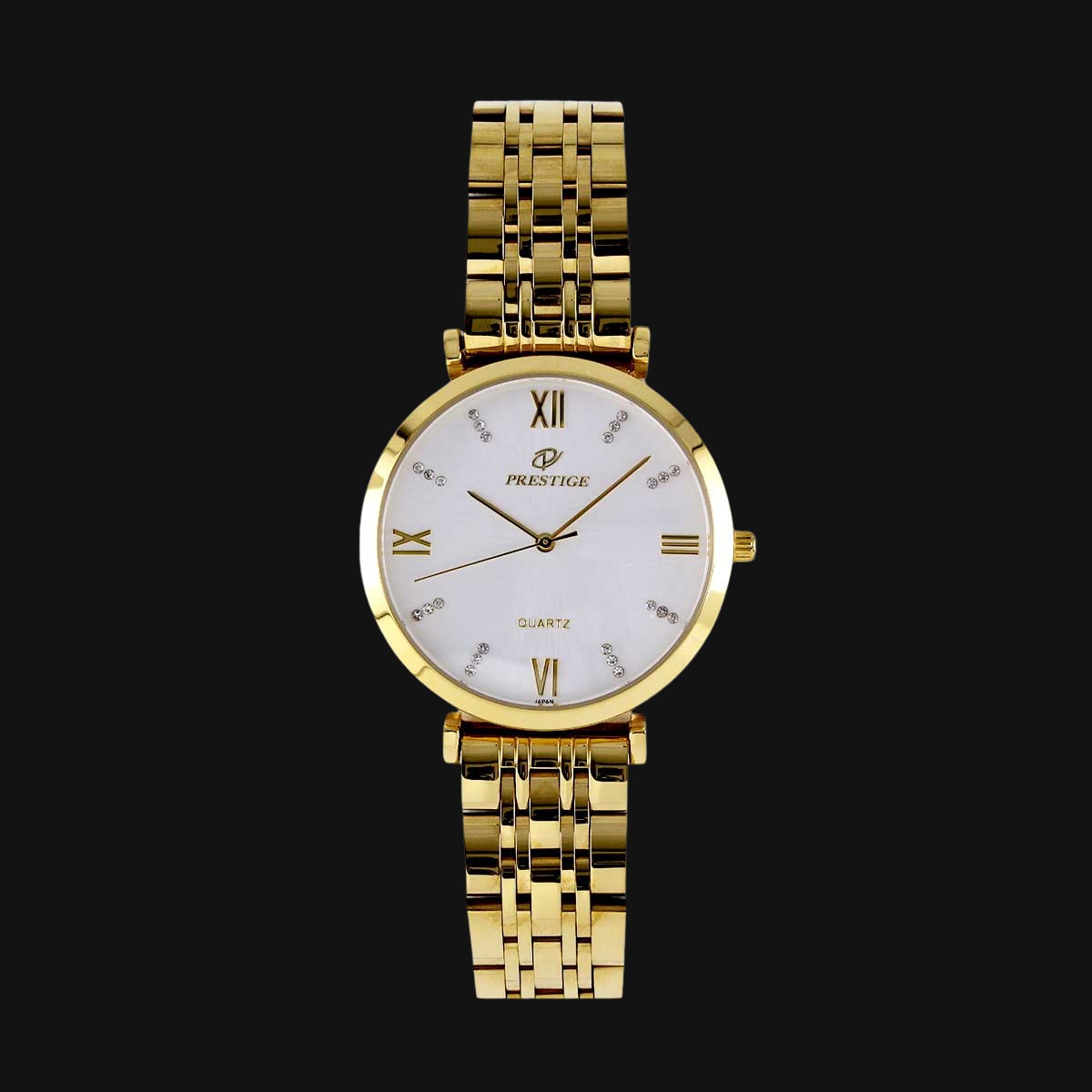 ساعت مچی مردانه عقربه ای پرستیژ مدل P9058G طلایی