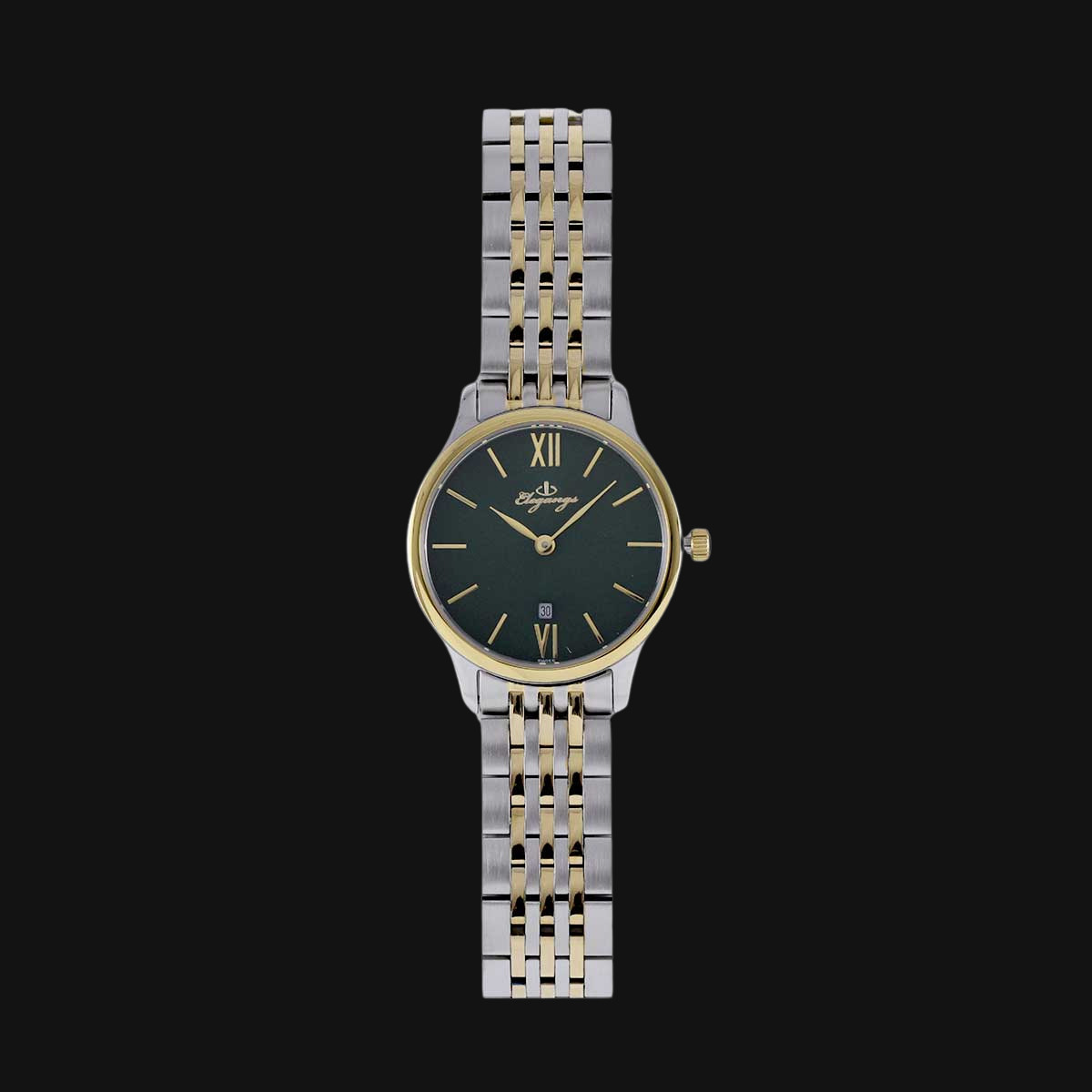 ساعت مچی زنانه عقربه ای الگنگس مدل SP8394-807 سبز