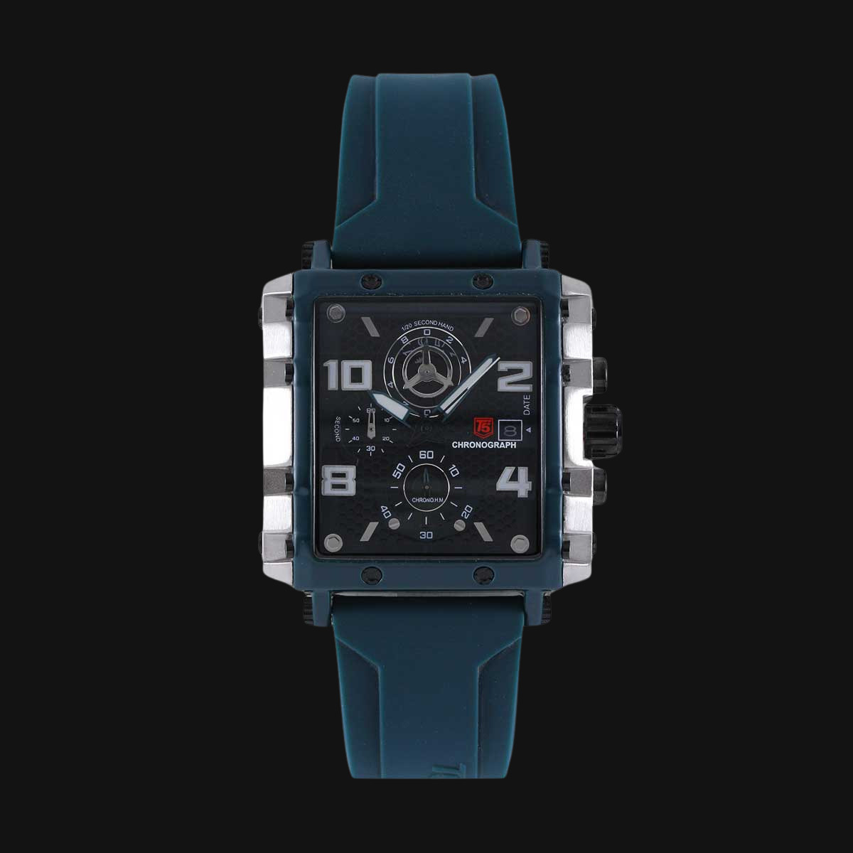 ساعت مردانه عقربه ای تی فایو مدل H3886G بند سرمه‌ای