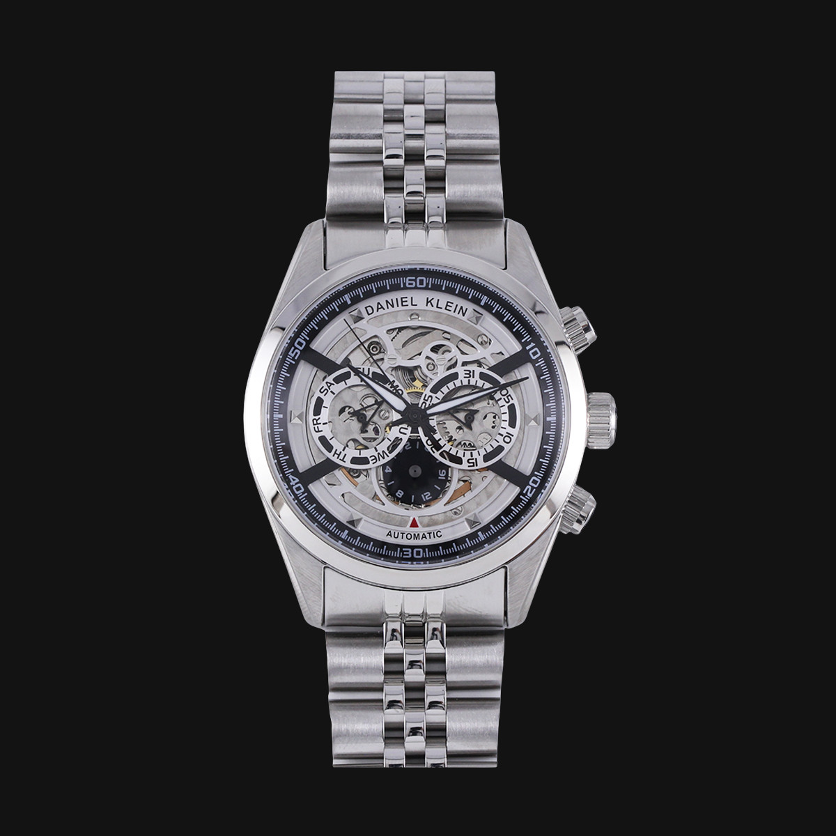 ساعت عقربه ای مردانه مکانیکی دنیل کلین مدل 1-1.14093 رنگ نقر