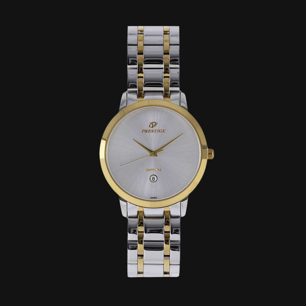 ساعت مچی مردانه عقربه ای پرستیژ مدل P9037G طوسی صدفی