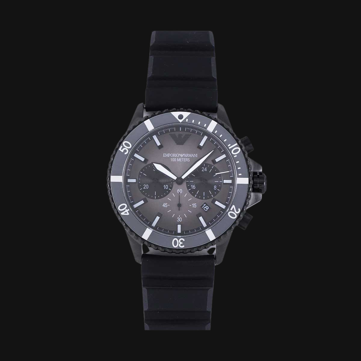 ساعت لوکس مردانه امپریو آرمانی مدل AR11515 مشکی