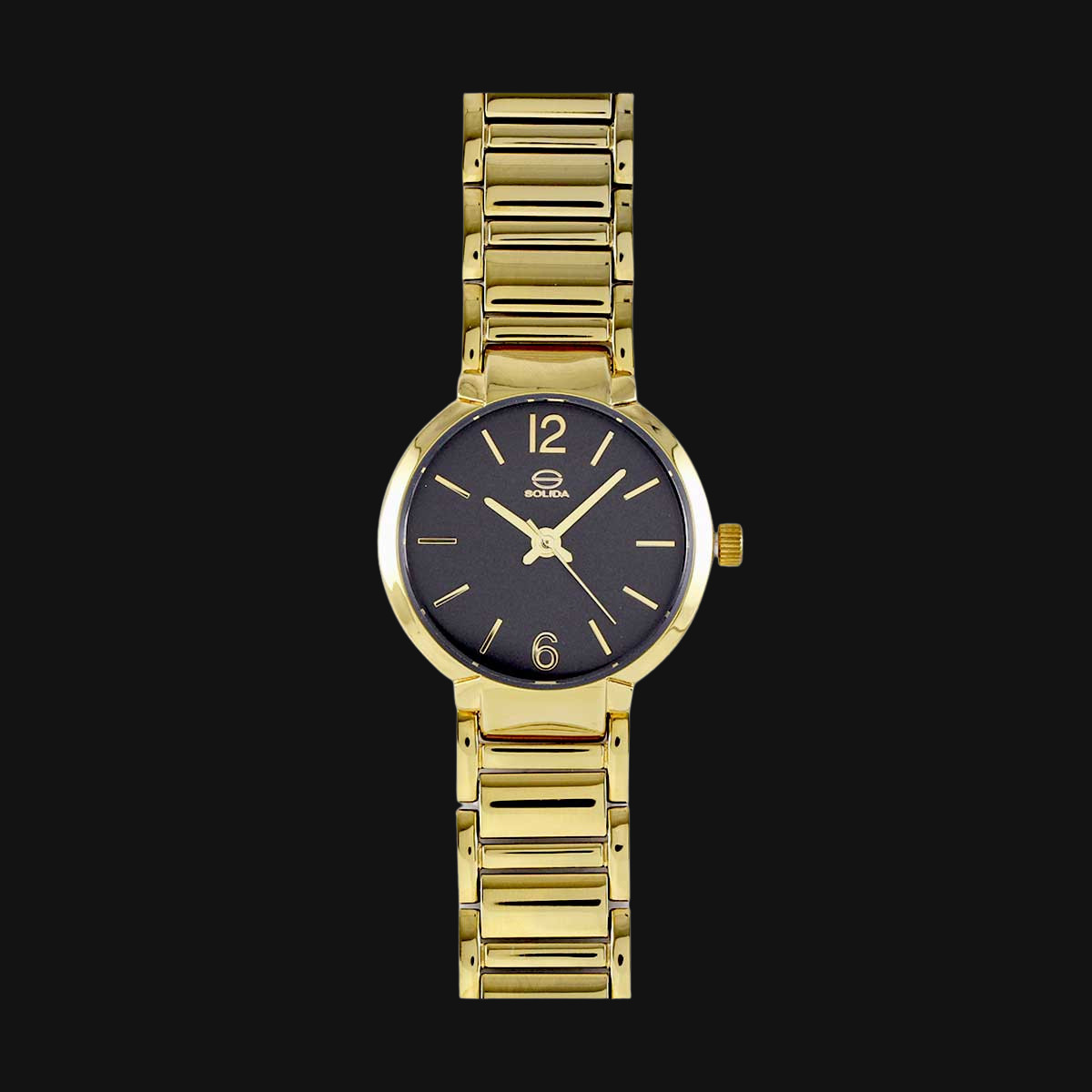 ساعت عقربه ای زنانه سولیدا مدل S4126L طلایی