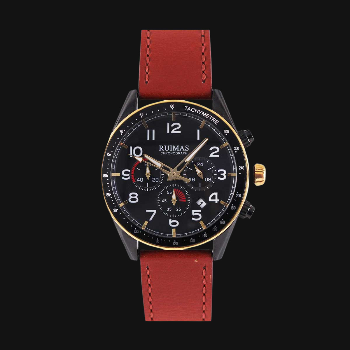 ساعت عقربه ای مردانه کوارتز رویماس مدل RM574G-BKBN رنگ مشکی