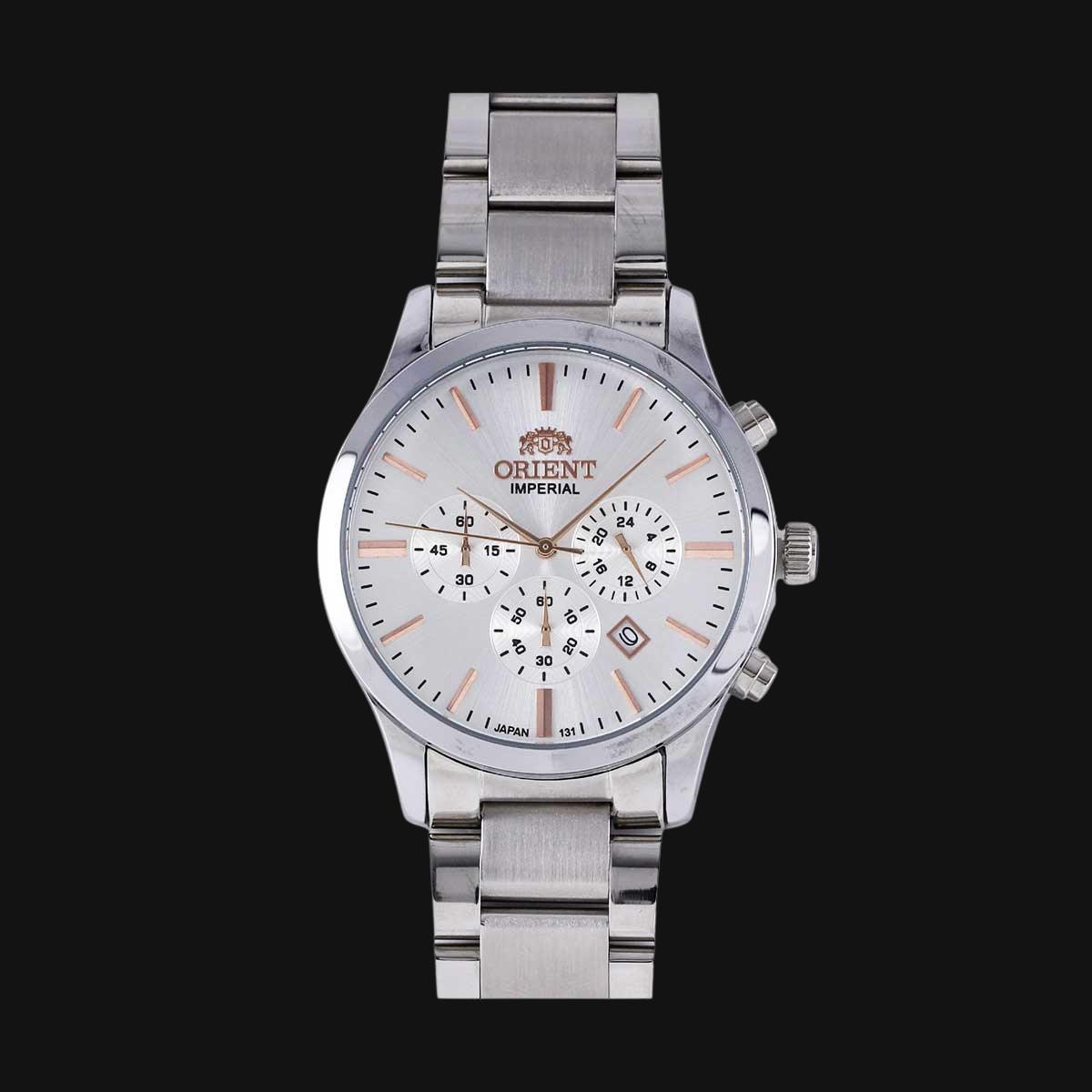 ساعت عقربه ای مردانه اورینت مدل O-SH131G نقره‌ای