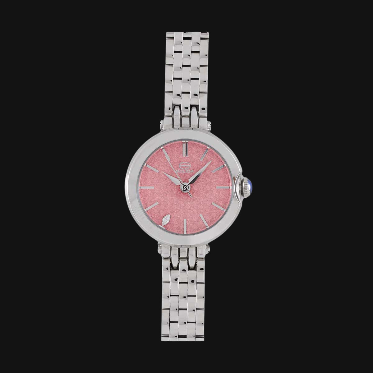 ساعت عقربه ای زنانه سولیدا مدل S4133L نقره‌ای و صورتی