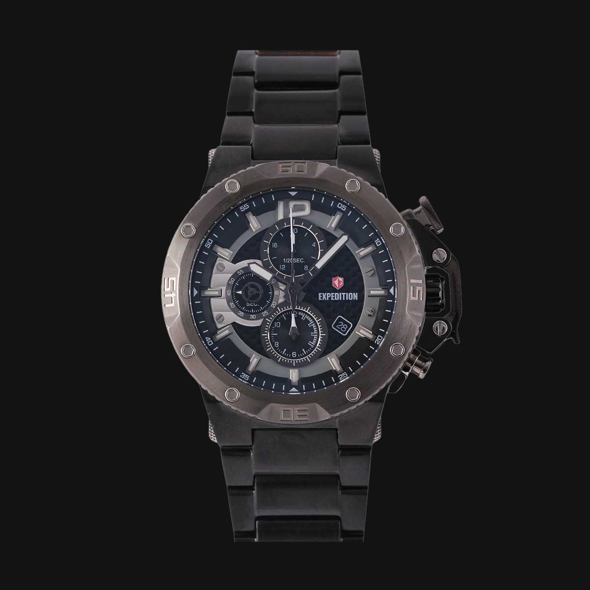 ساعت عقربه ای مردانه کوارتز اکسپدیشن مدل E6751M رنگ مشکی