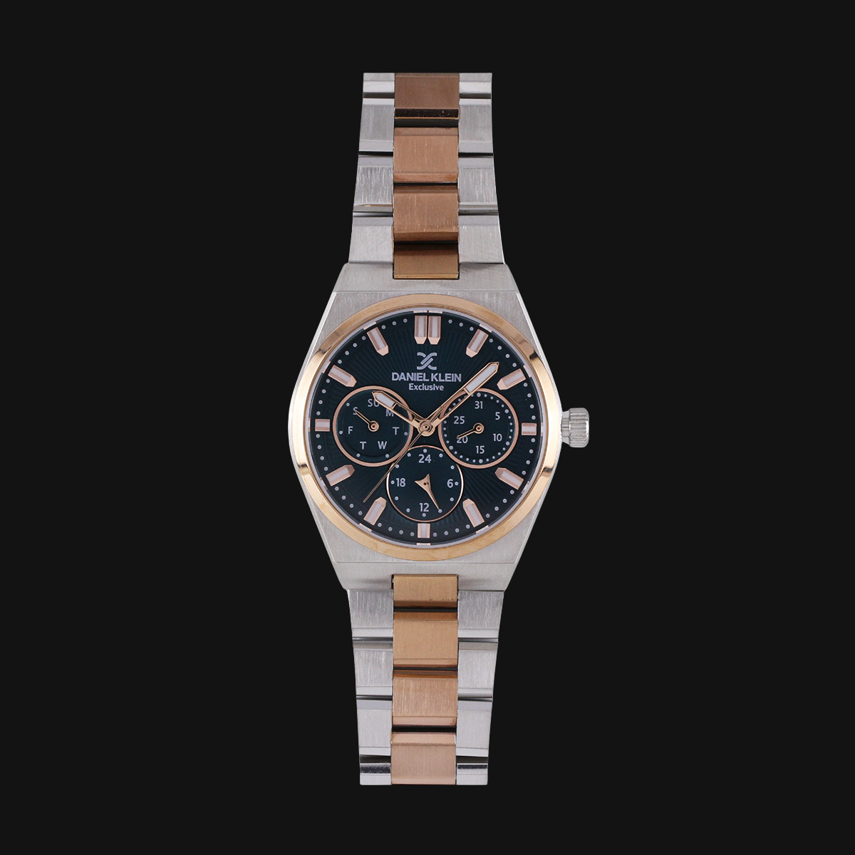 ساعت عقربه ای زنانه فول دیت دنیل کلین مدل 6-1.13962 رنگ نقره