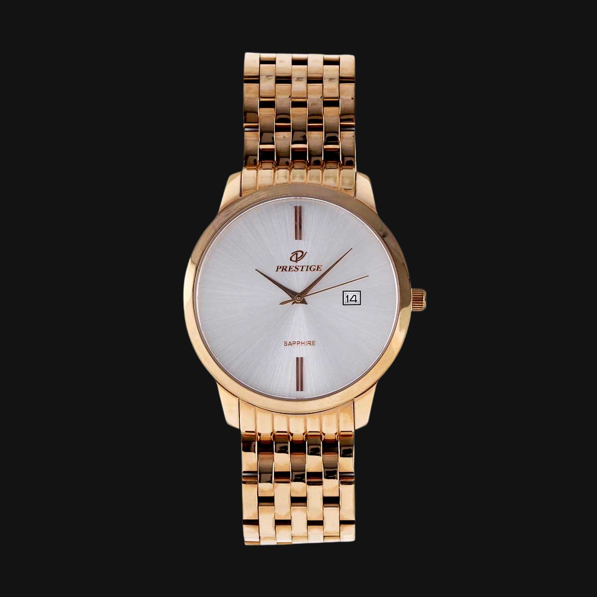 ساعت مچی مردانه عقربه ای پرستیژ مدل P9036G رزگلد