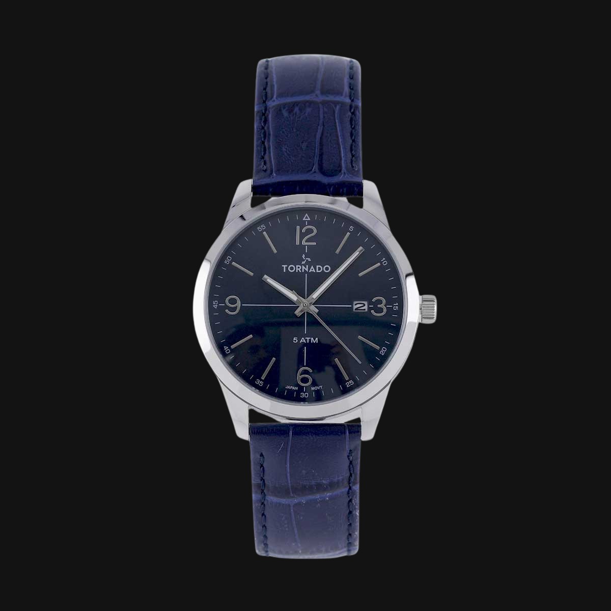 ساعت مچی مردانه عقربه ای تورنادو مدل T24007-SLNN سرمه‌ای