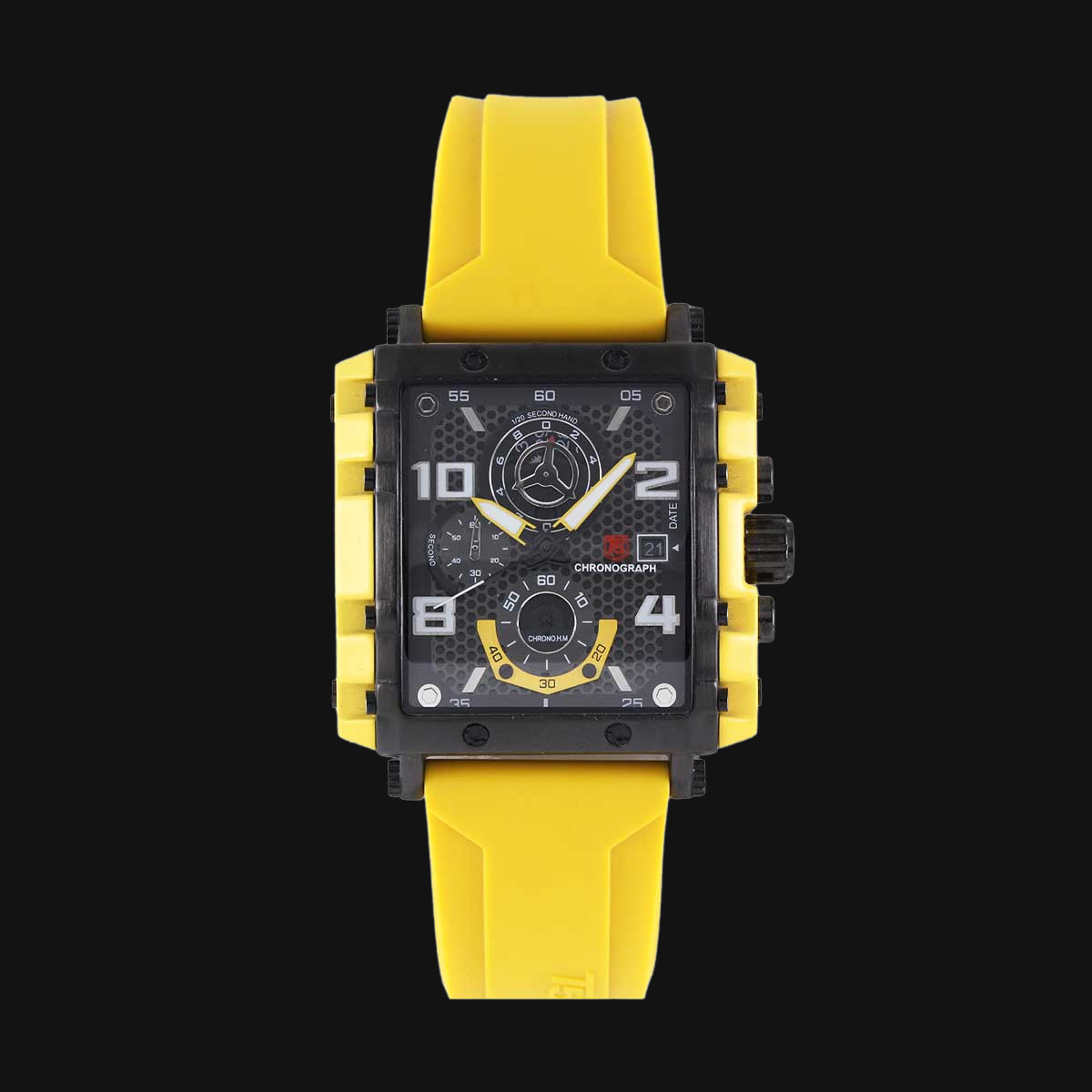 ساعت عقربه ای مردانه تی فایو مدل H3886G زرد