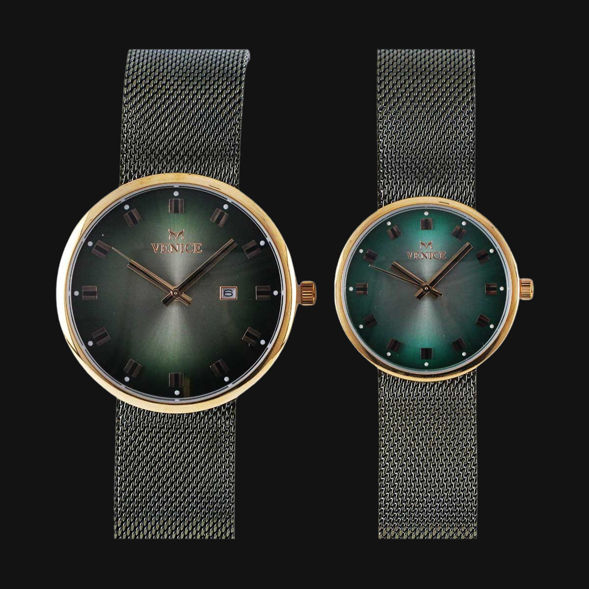 ساعت ست عقربه ای زنانه و مردانه ونیز 800868601G و 800868602L