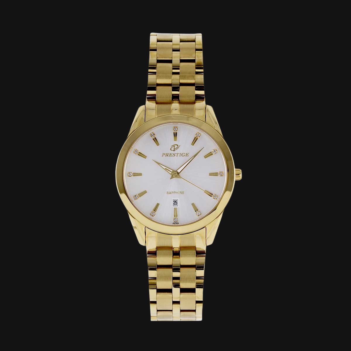 ساعت مچی مردانه عقربه ای پرستیژ مدل P9067M طلایی