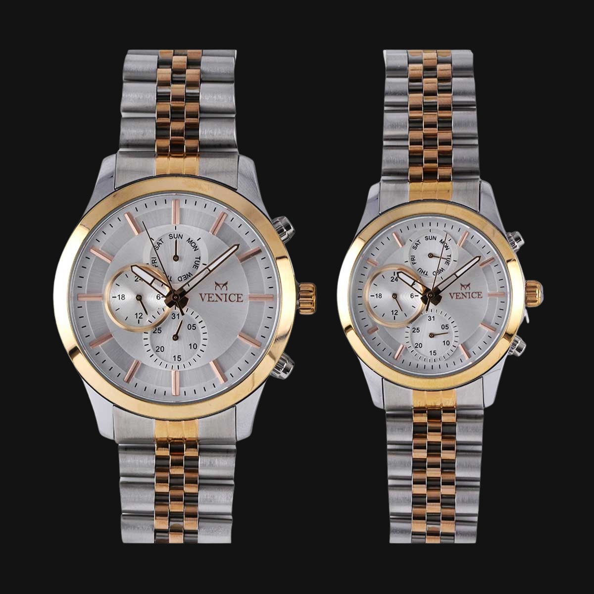 ساعت ست عقربه ای زنانه و مردانه ونیز 801236001L و 801286002G