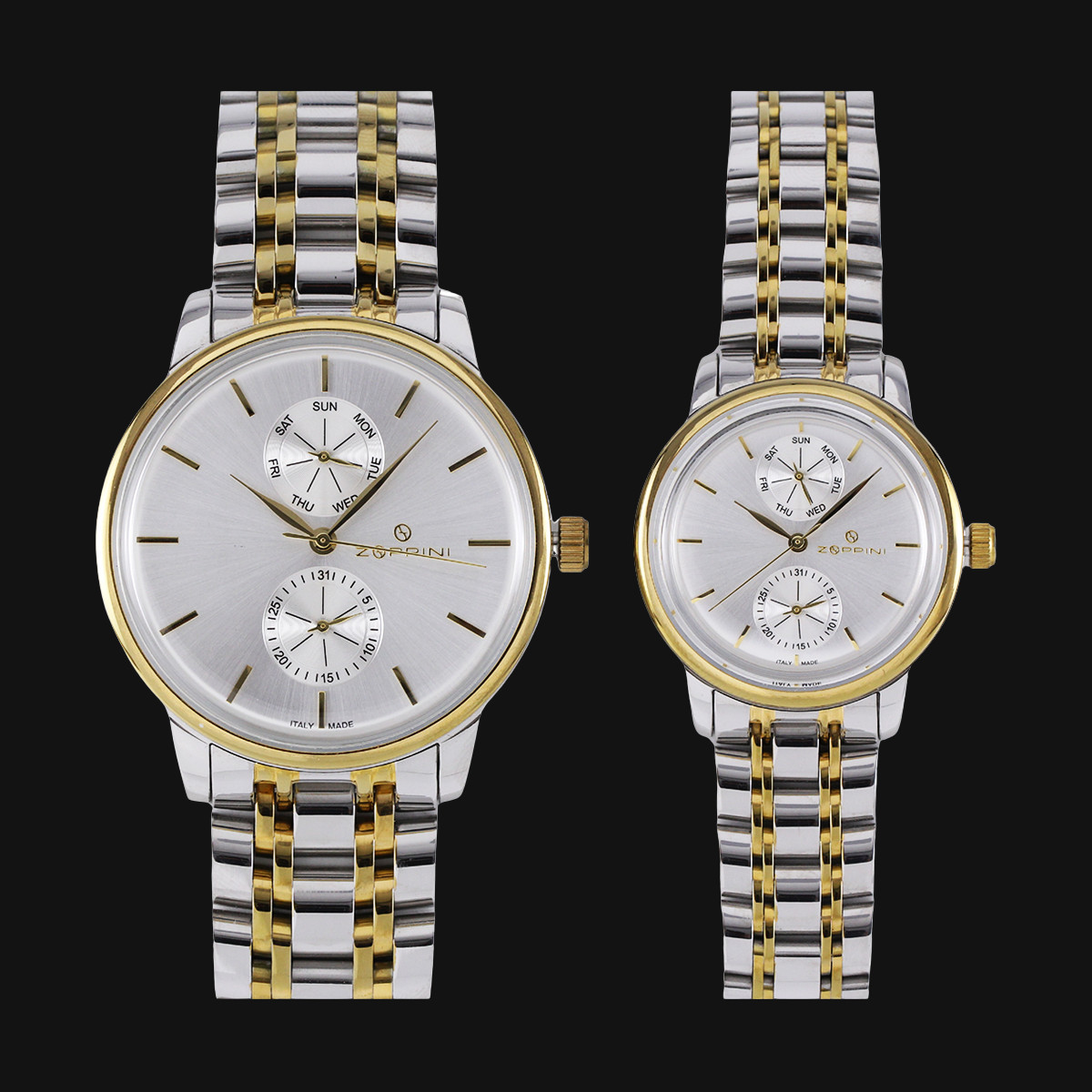 ساعت ست عقربه ای زنانه و مردانه زوپینی 1555G و 1555L