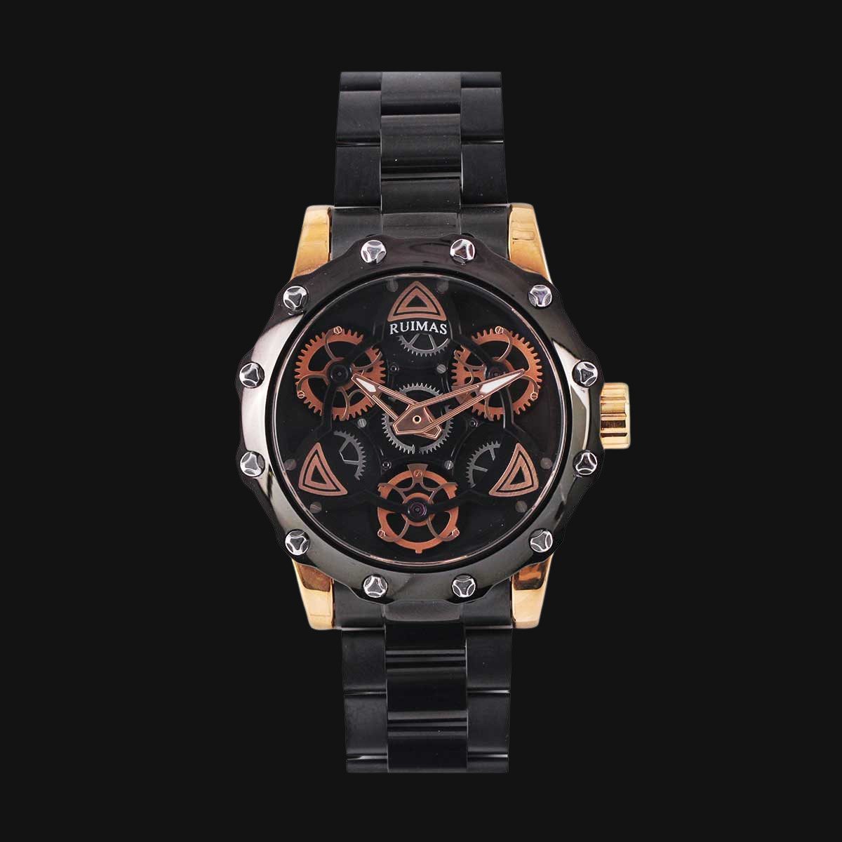 ساعت عقربه ای مردانه کوارتز رویماس مدل RM331GGR5-BK-1NO رنگ