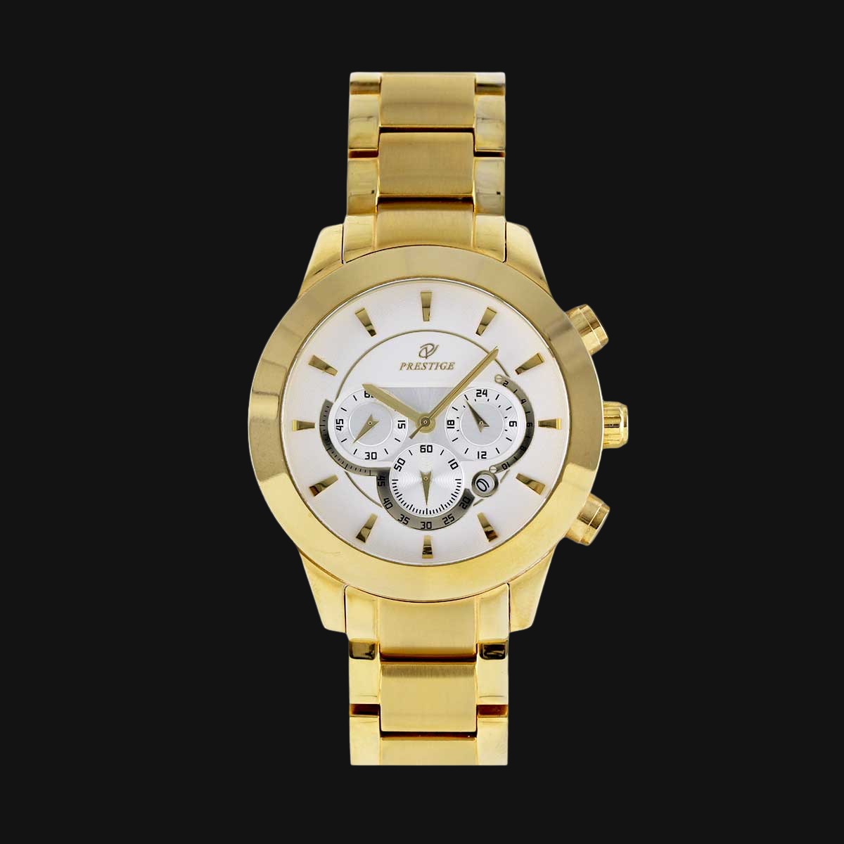 ساعت مچی مردانه عقربه ای پرستیژ مدل P9022M طلایی