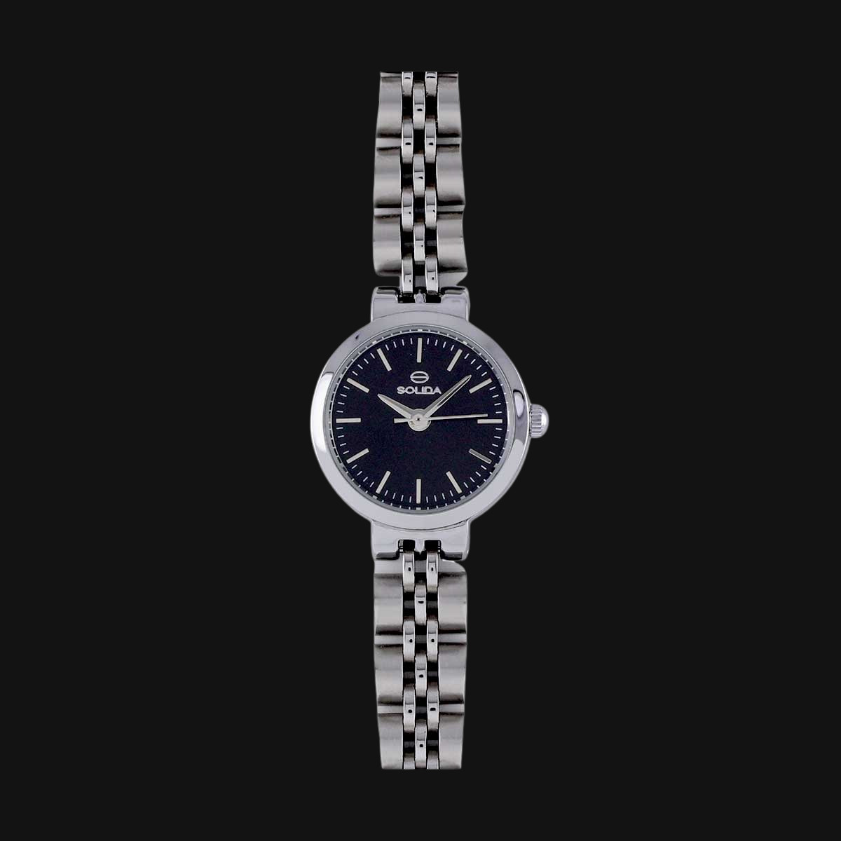 ساعت عقربه ای زنانه سولیدا مدل S2130L نقره‌ای