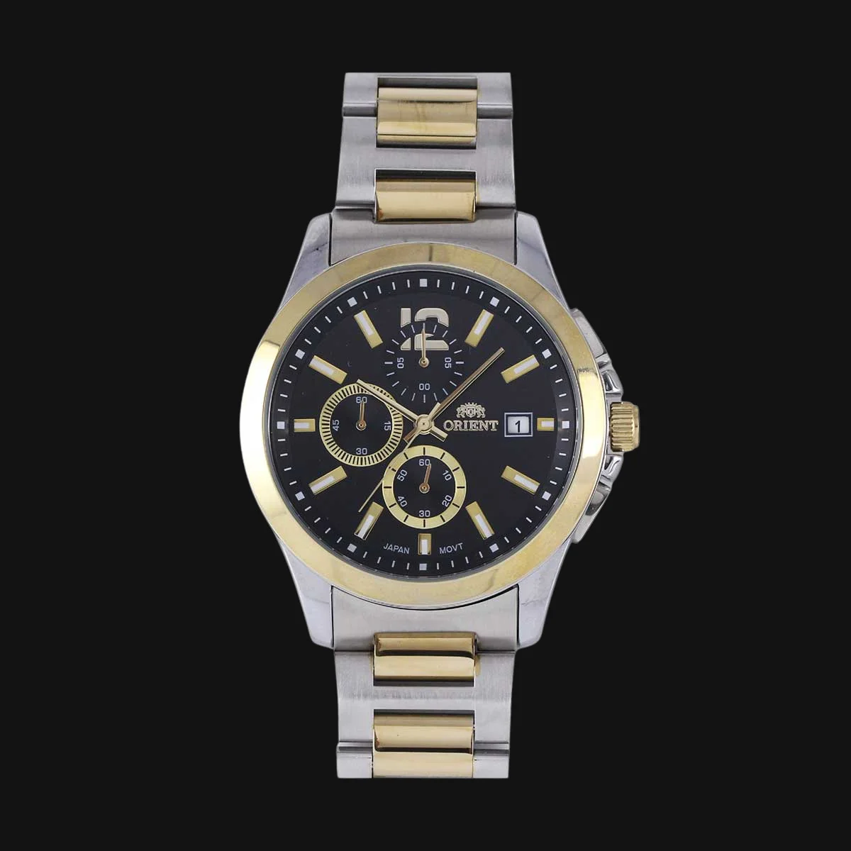 ساعت عقربه ای مردانه اورینت مدل 1082G نقره ایی طلایی