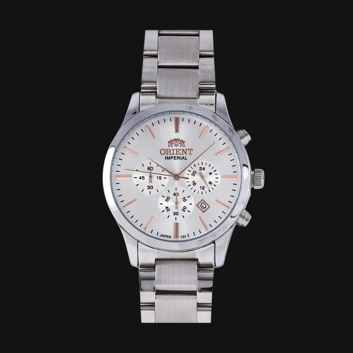 ساعت عقربه ای مردانه اورینت مدل O-SH131G نقره‌ای