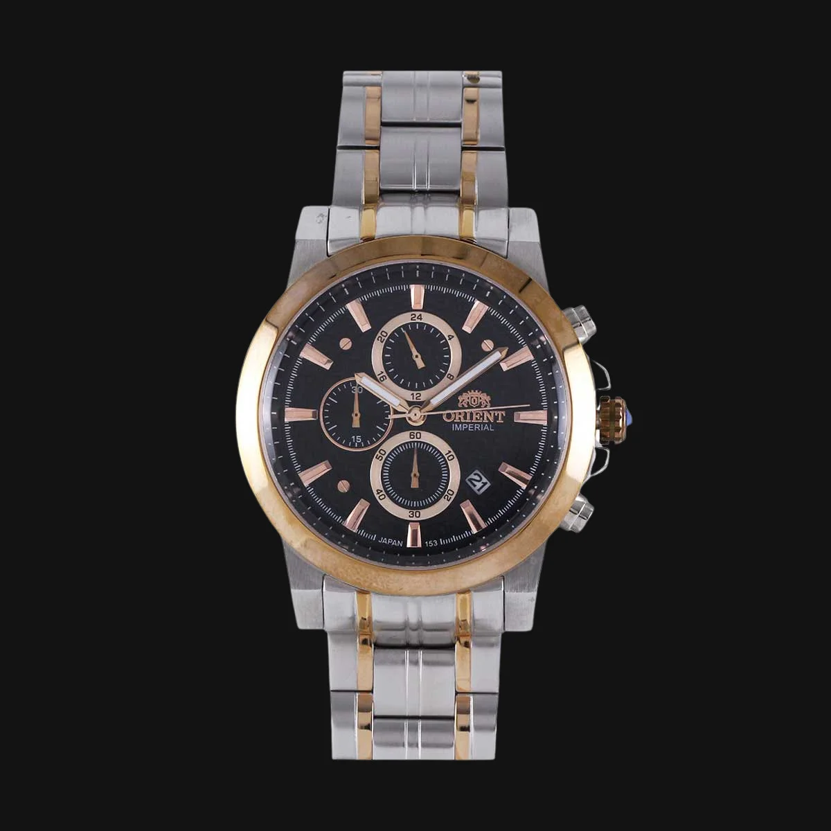 ساعت عقربه ای مردانه اورینت مدل O-SH153G نقره ایی رزگلد