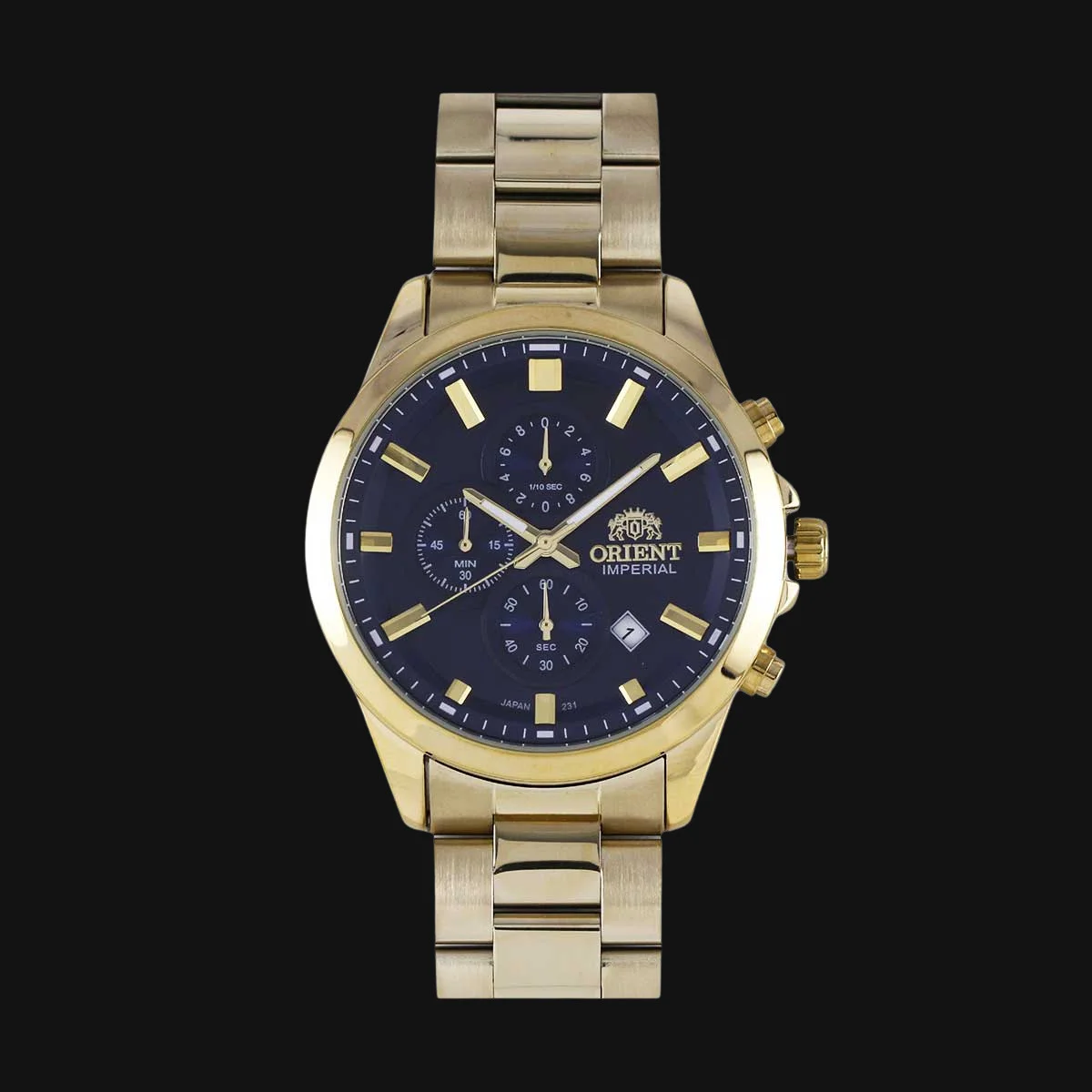 ساعت عقربه ای مردانه اورینت مدل O-SH231G طلایی