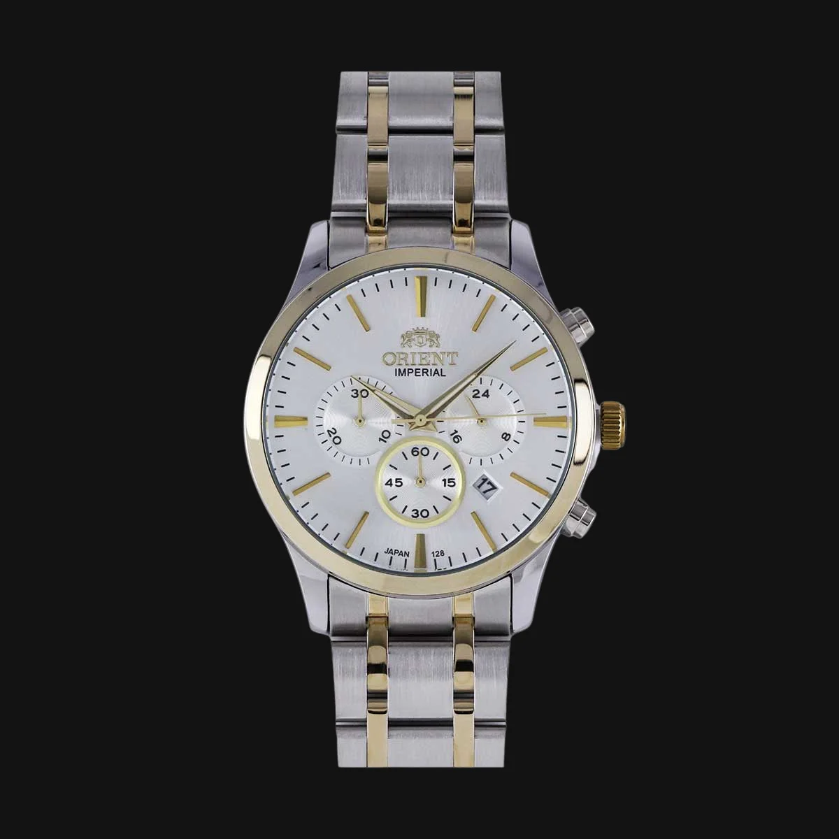 ساعت عقربه ای مردانه اورینت مدل O-SH128G نقره ایی طلایی