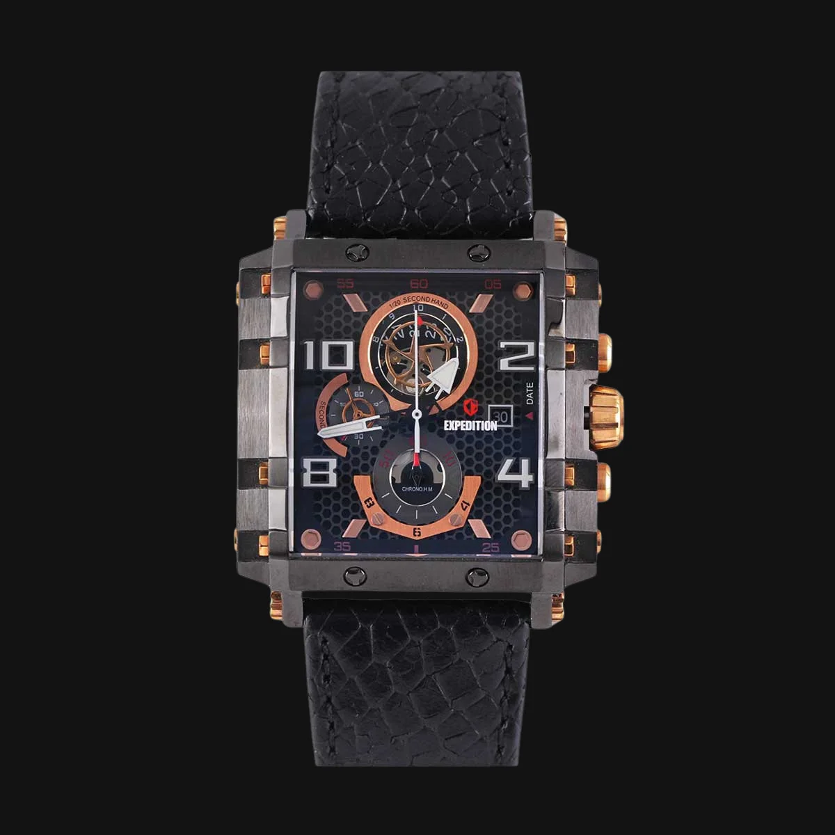 ساعت عقربه ای مردانه کوارتز اکسپدیشن مدل E6757MC رنگ مشکی