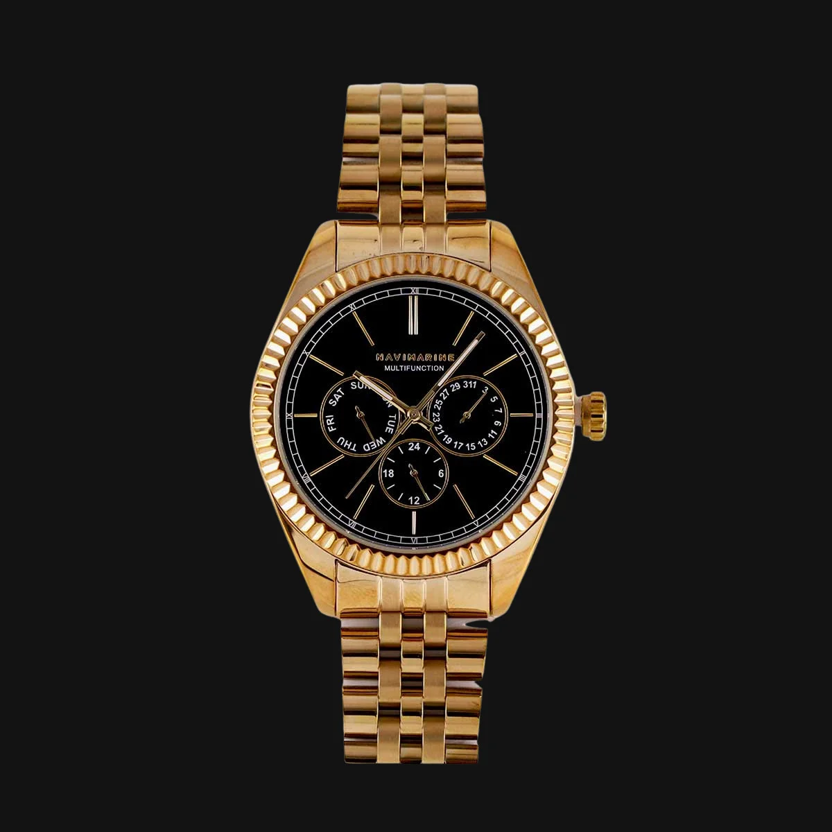 ساعت عقربه ای مردانه کوارتز ناوی مارین مدل NM086-01